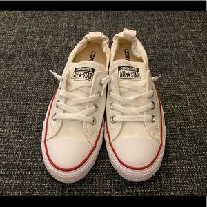 White Slip on Converse